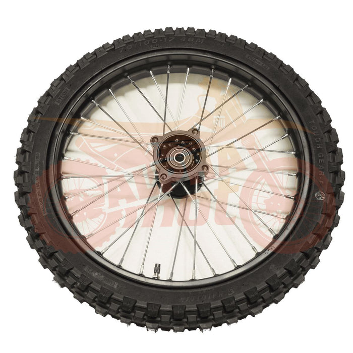 FORZA FMX140BF Front Disc Wheel with Tyre & Tube - Steel Rim