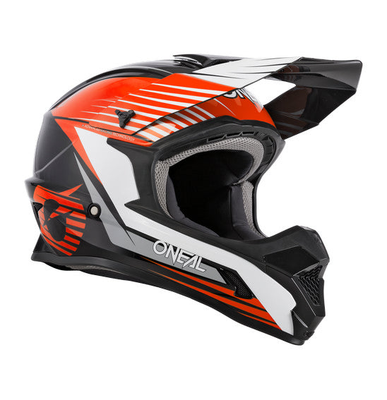 black/orange