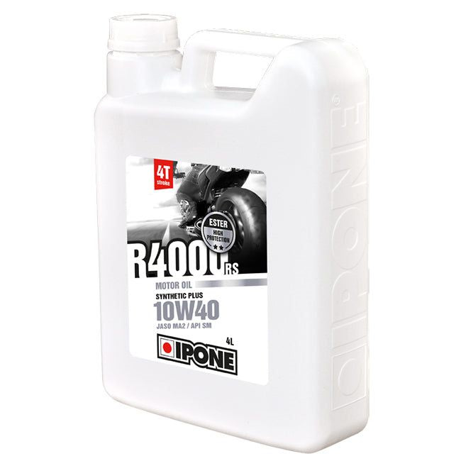 IPONE 4T R4000 RS 10W40 Semi Synthetic Oil 4L, Made in France