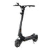 Black - Teverun Fighter Q electric scooter with black tactical stem and signature yellow suspension details