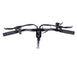 Black - Teverun Fighter Q handlebar assembly featuring the integrated central TFT display and custom grips