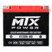 N/A - Front view of an MTX Power XT20H-HD Heavy Duty Sealed Maintenance Free Battery with a bright red top cover, black casing, and top corner silver terminals.
