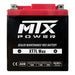 N/A - MTX Power XT7L Max 12V AGM motorcycle battery on a white background. The front label displays specifications including 7.0Ah capacity, 120A CCA, and a "99.99% Pure Lead" badge.