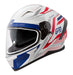 white/blue