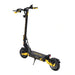 Black/Yellow - foot deck equipped with a high-traction rubberized grip mat and integrated LED accent lighting along the sides.