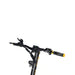 Black/Yellow - dual-motor hub system detailing the heavy-duty disc brakes and vibrant rim accents.