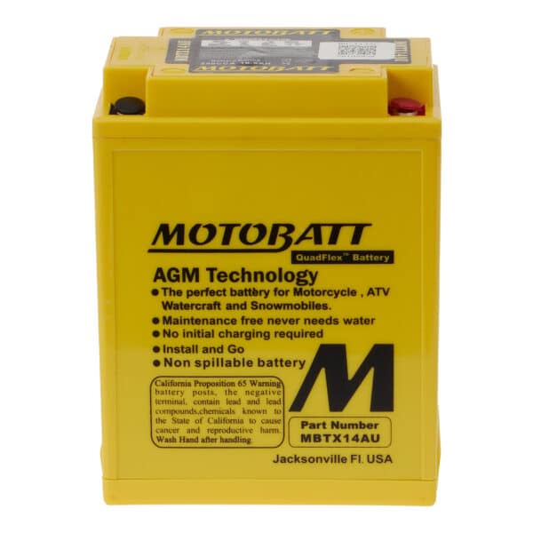 Motobatt Battery Quadflex AGM - MBTX14AU