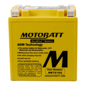 Motobatt Battery Quadflex AGM - MBTX16U