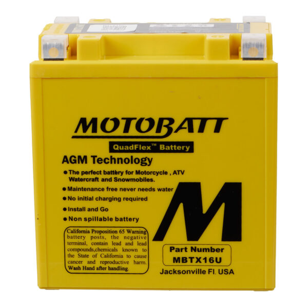 Motobatt Battery Quadflex AGM - MBTX16U