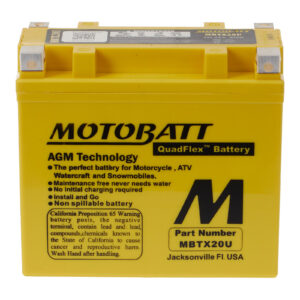 Motobatt Battery Quadflex AGM - MBTX20U